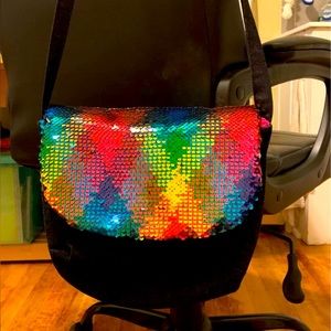 *NEW* Multicolour Sequin Sensory Handmade Crossbody Purse